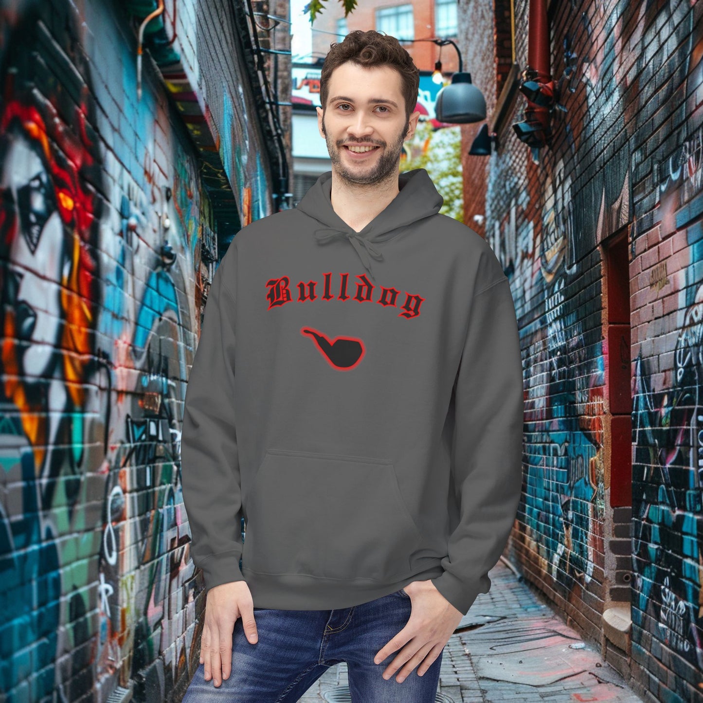 Bulldog Fleece Hoodie