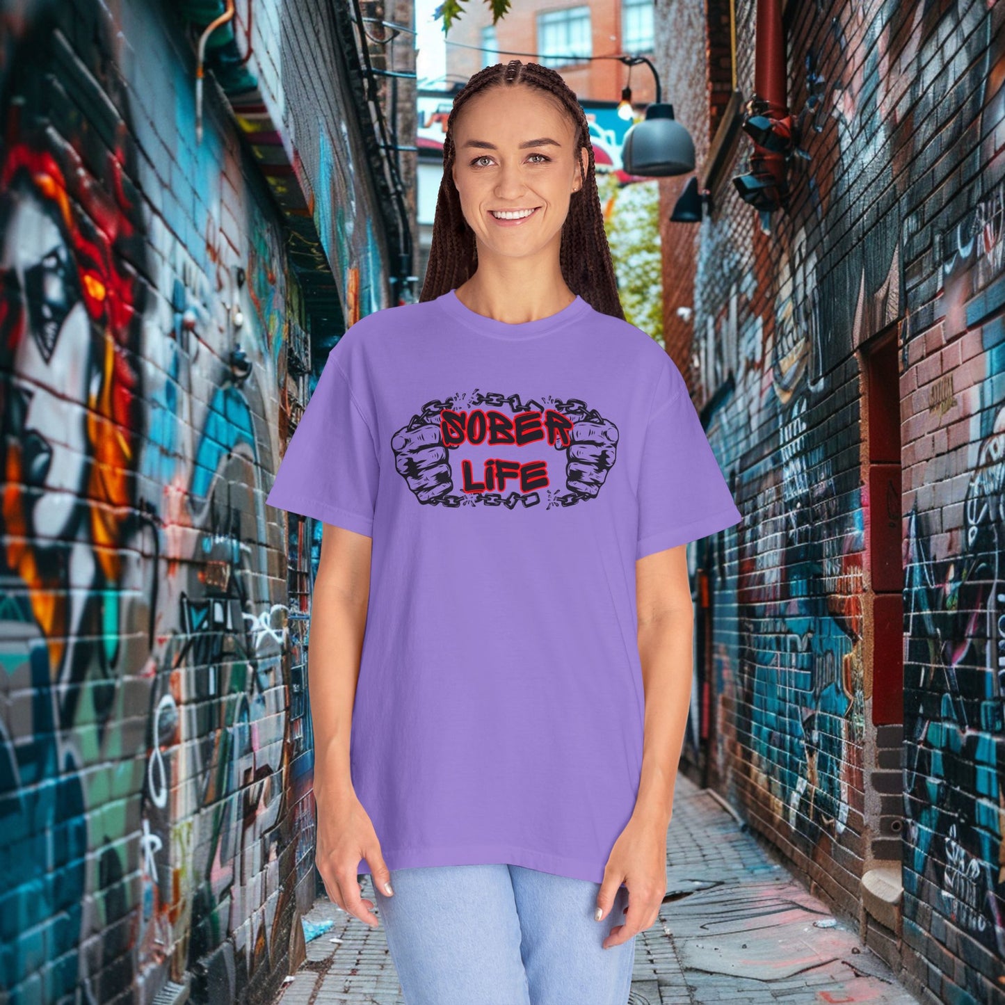 Sober Life Chain Breaker Tee