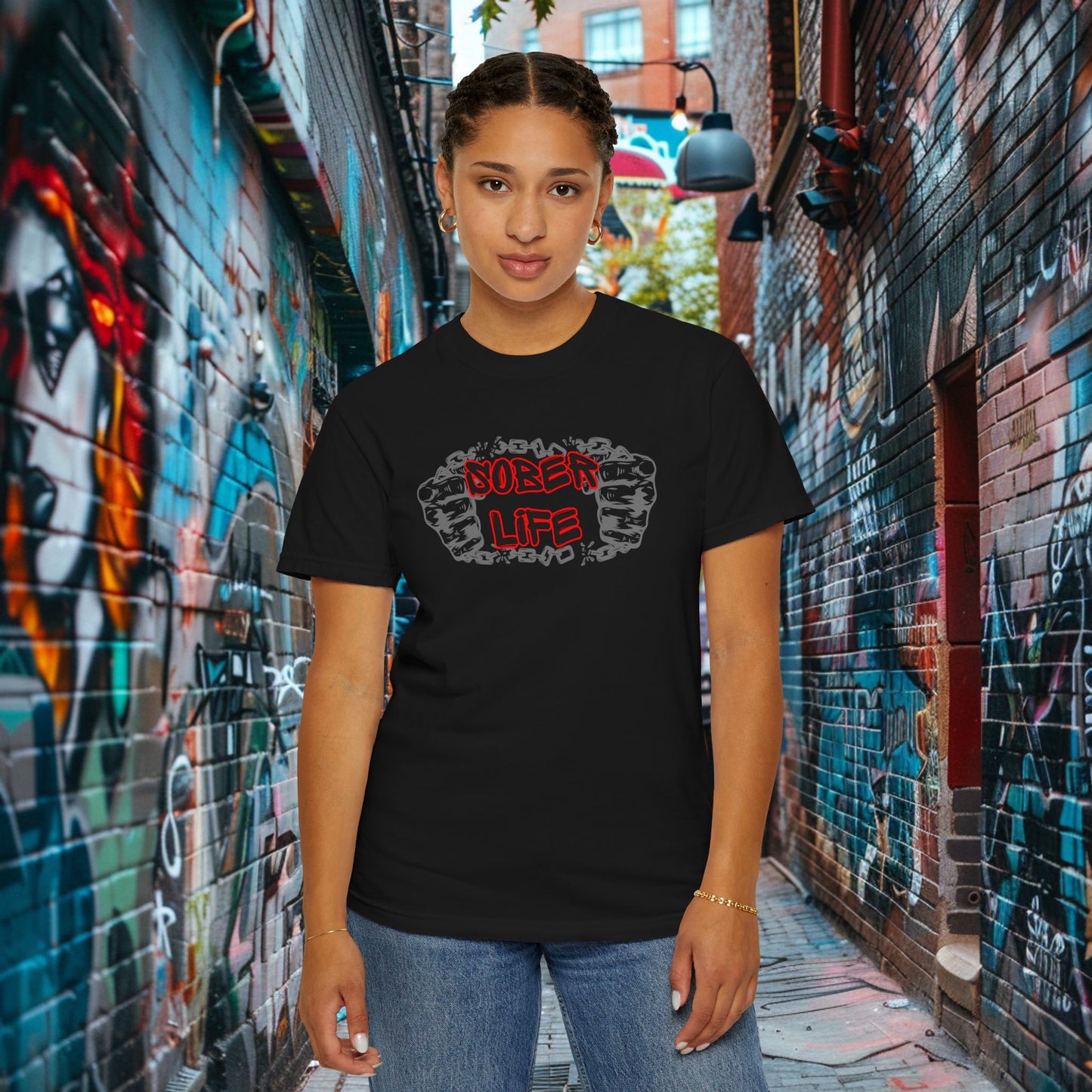Sober Life Chain Breaker Tee