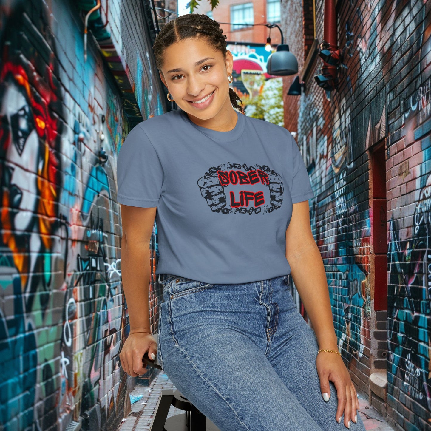 Sober Life Chain Breaker Tee