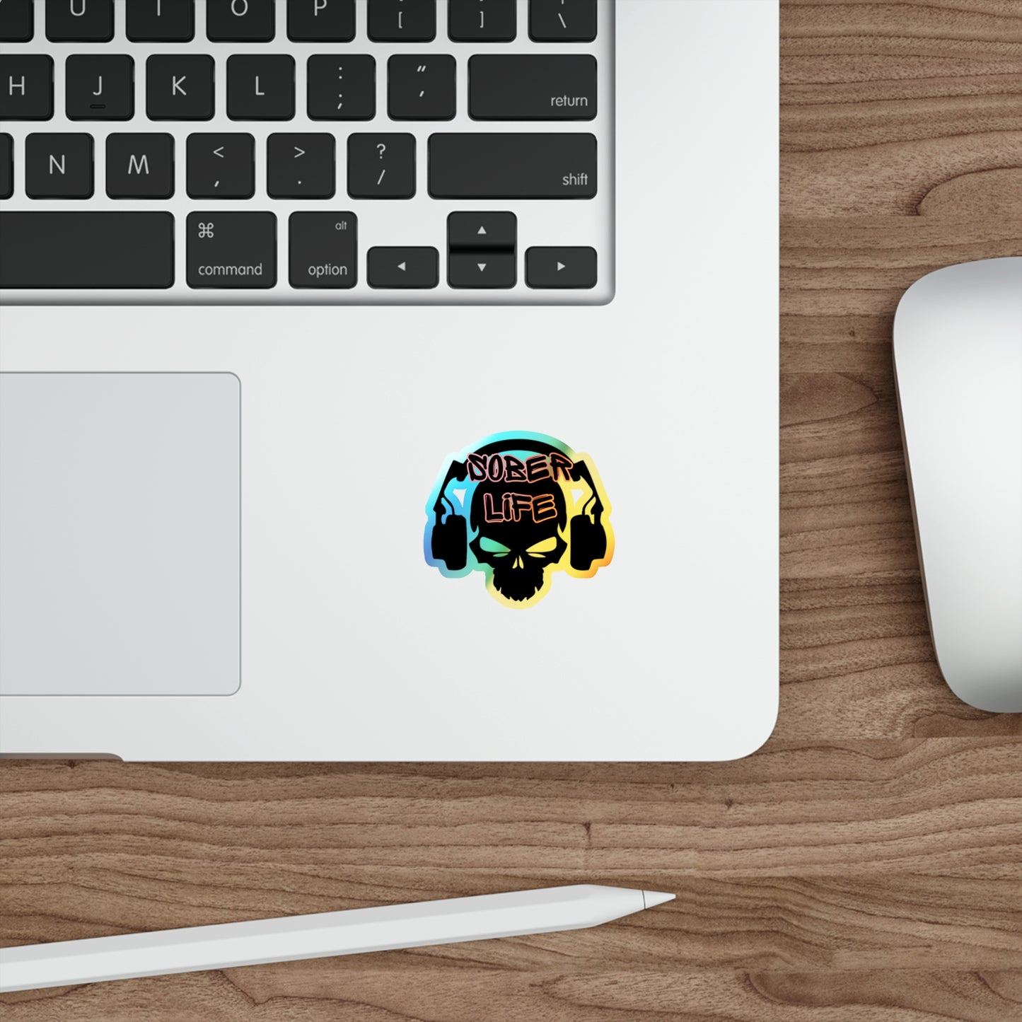 Sober Life DJ Holographic Stickers