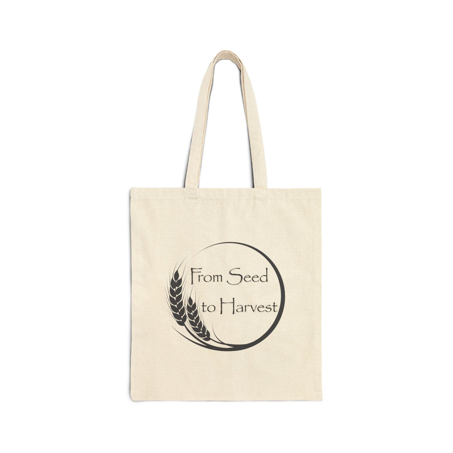 From Seed to Harvest Canvas Tote
