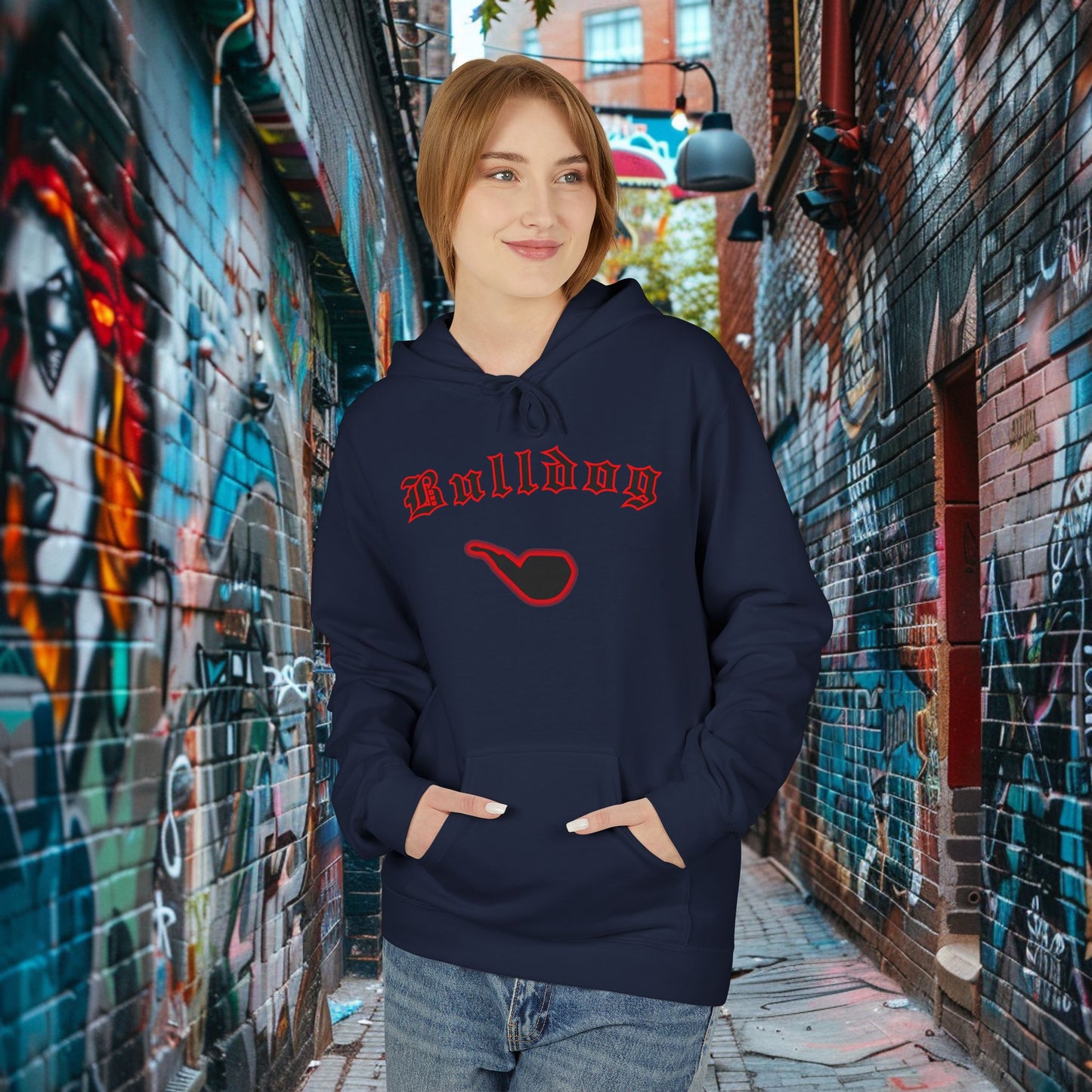 Bulldog Fleece Hoodie