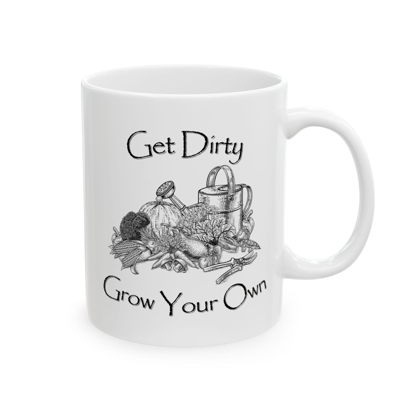 Get Dirty Grow Your Own Ceramic Mug