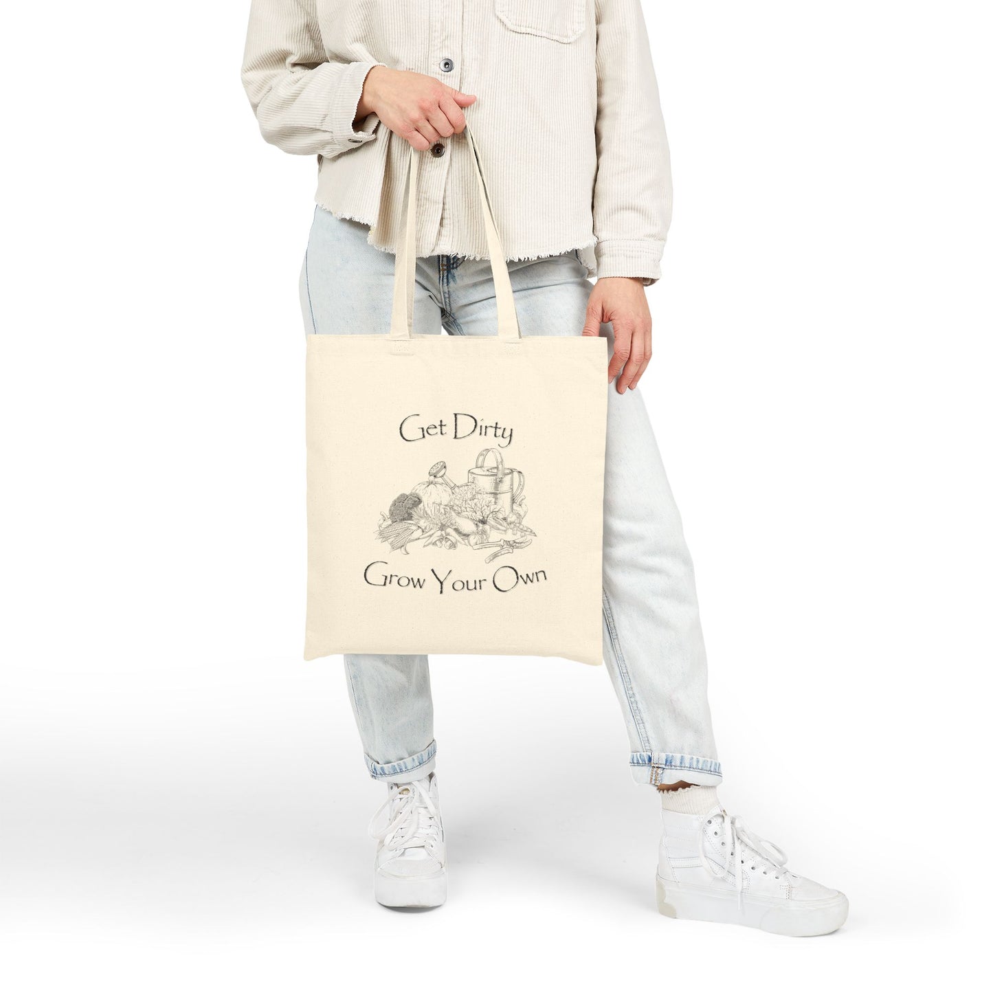 Get Dirty Canvas Tote