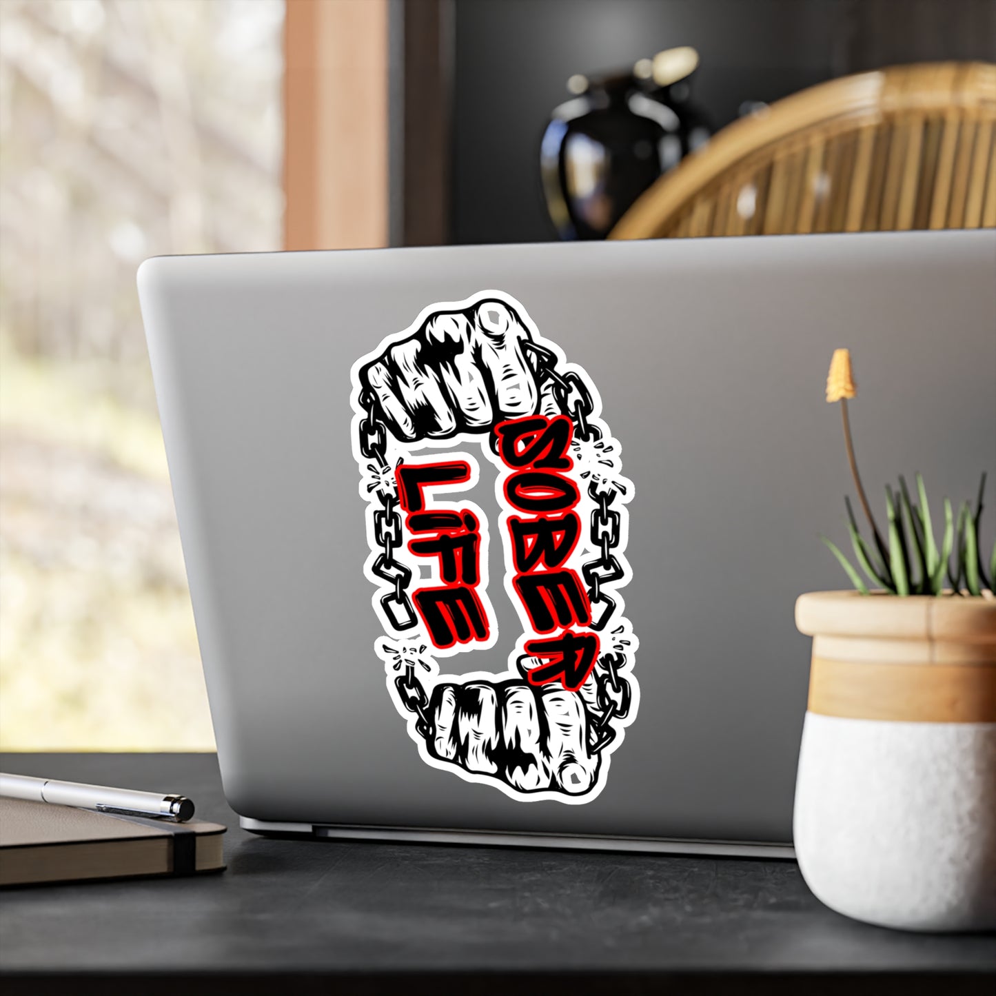 Sober Life Chain Breaker Decal