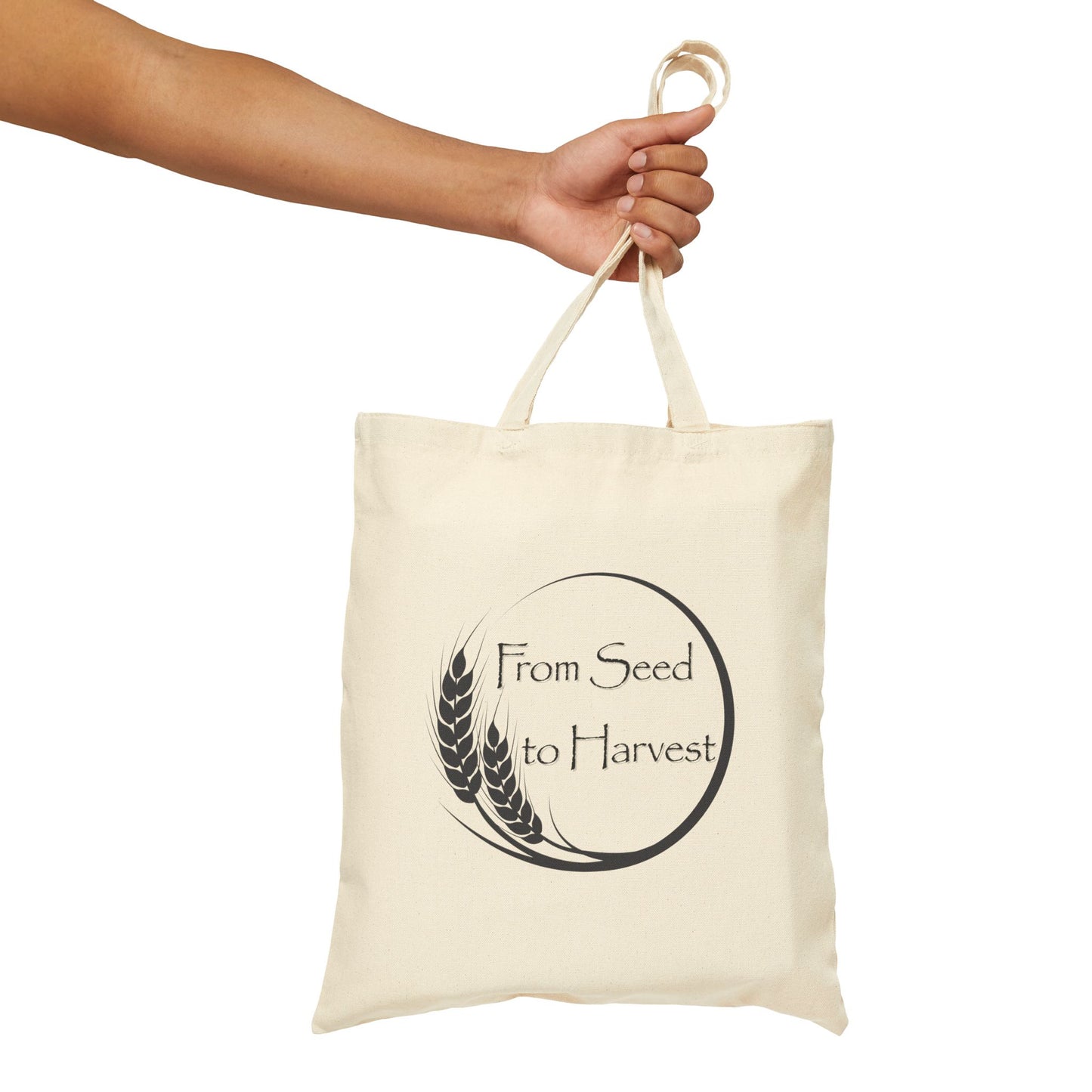 From Seed to Harvest Canvas Tote