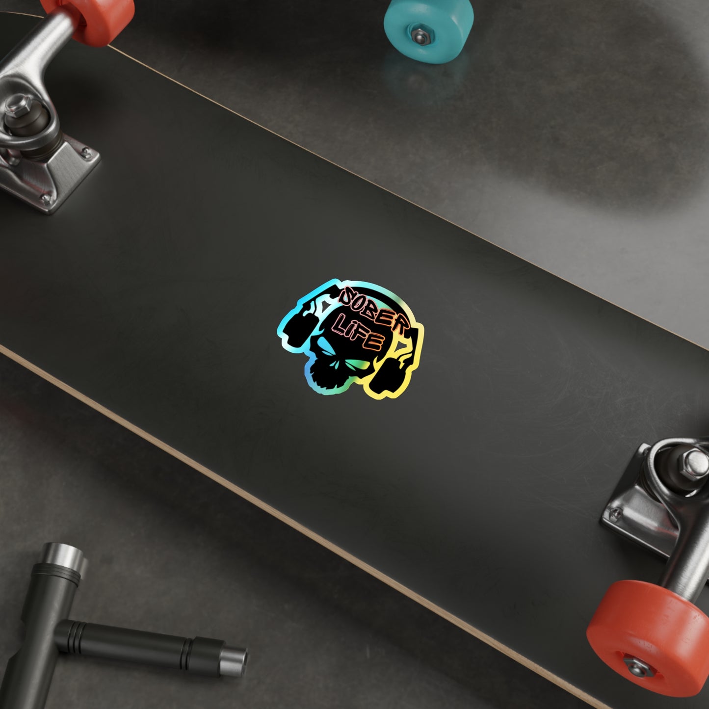 Sober Life DJ Holographic Stickers