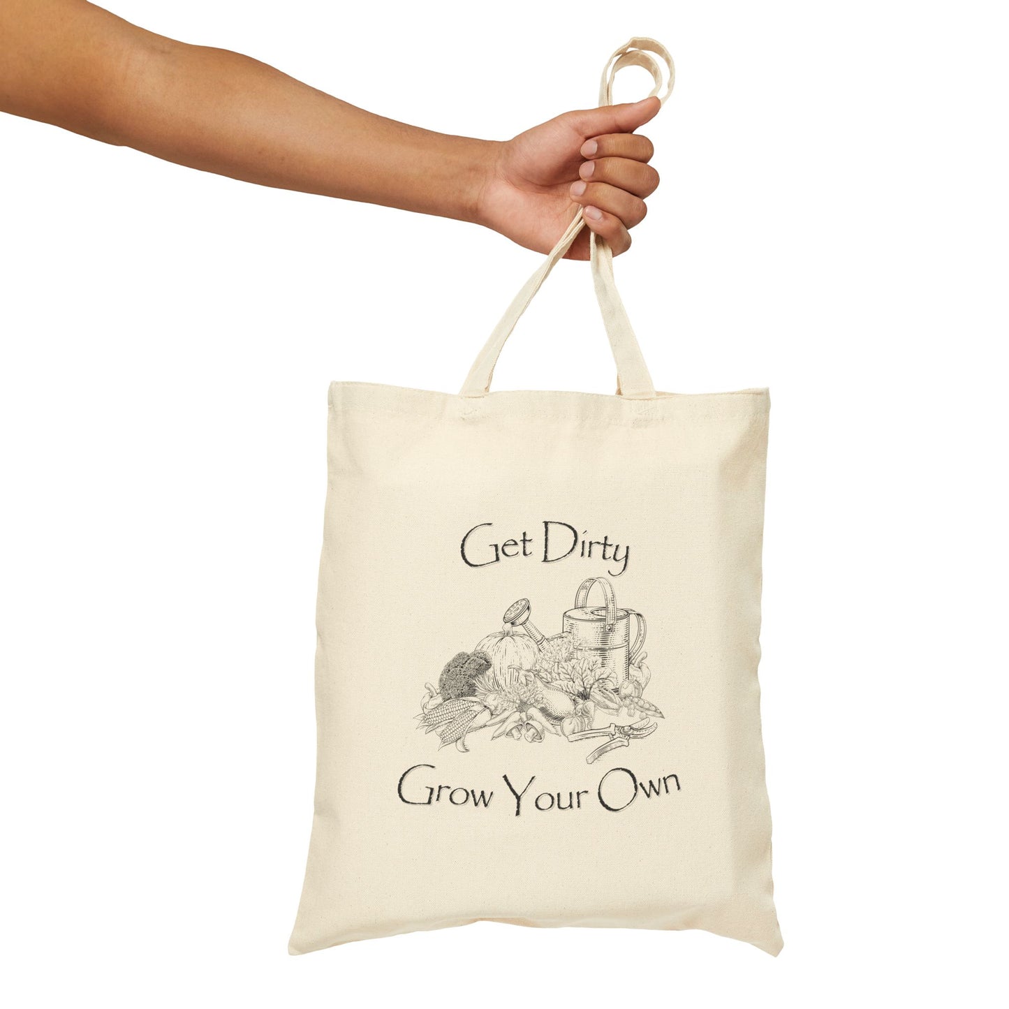 Get Dirty Canvas Tote