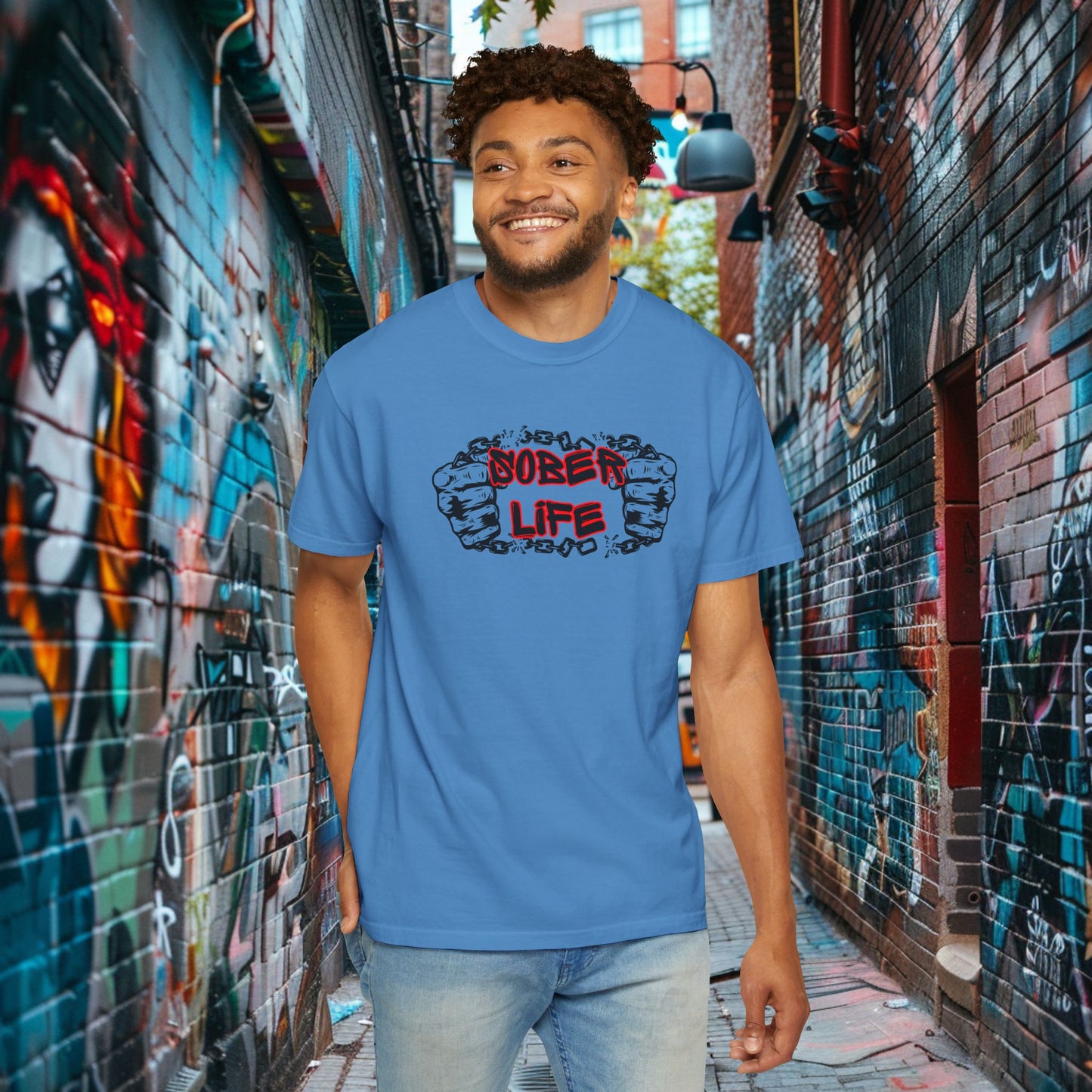 Sober Life Chain Breaker Tee