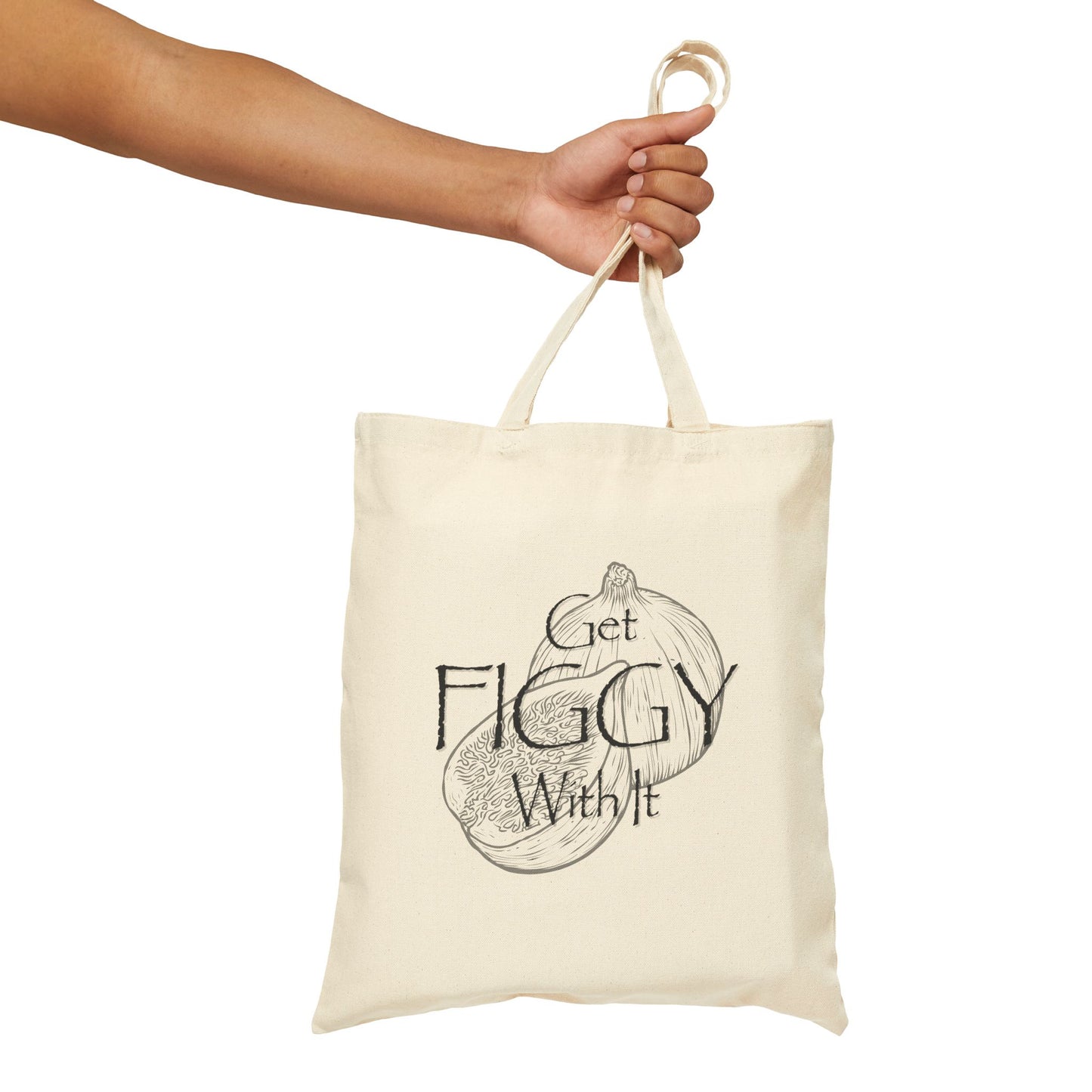 Get Figgy With It Canvas Tote