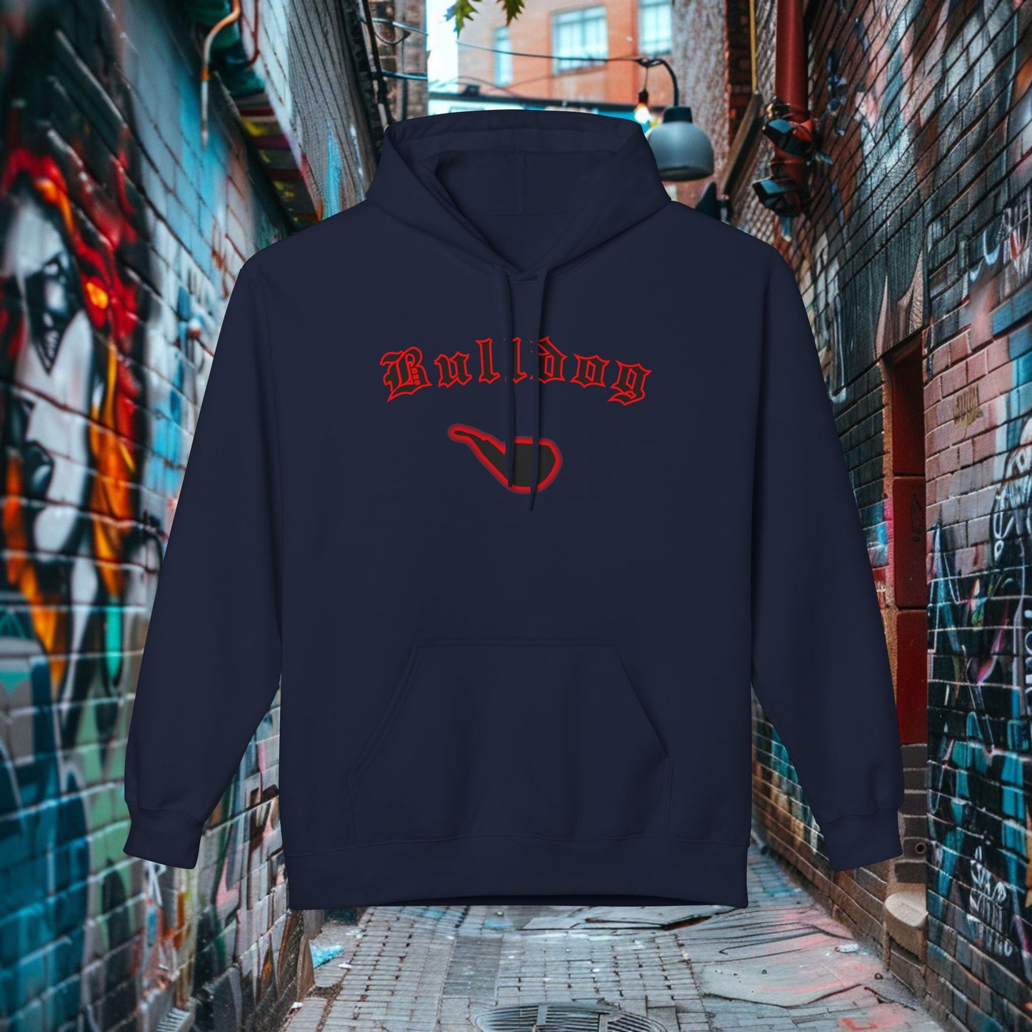 Bulldog Fleece Hoodie