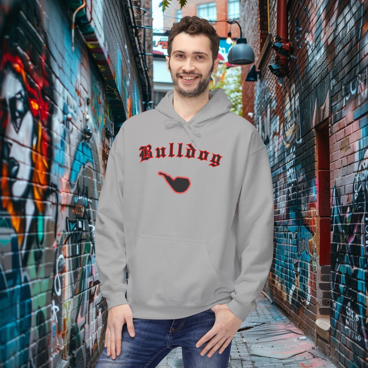 Bulldog Fleece Hoodie