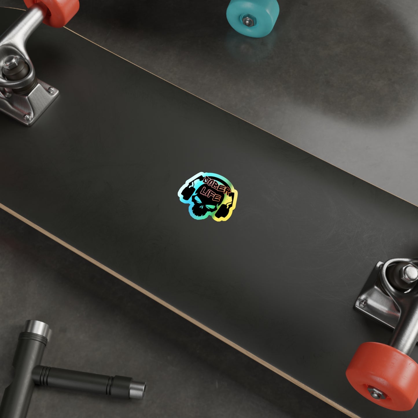 Sober Life DJ Holographic Stickers