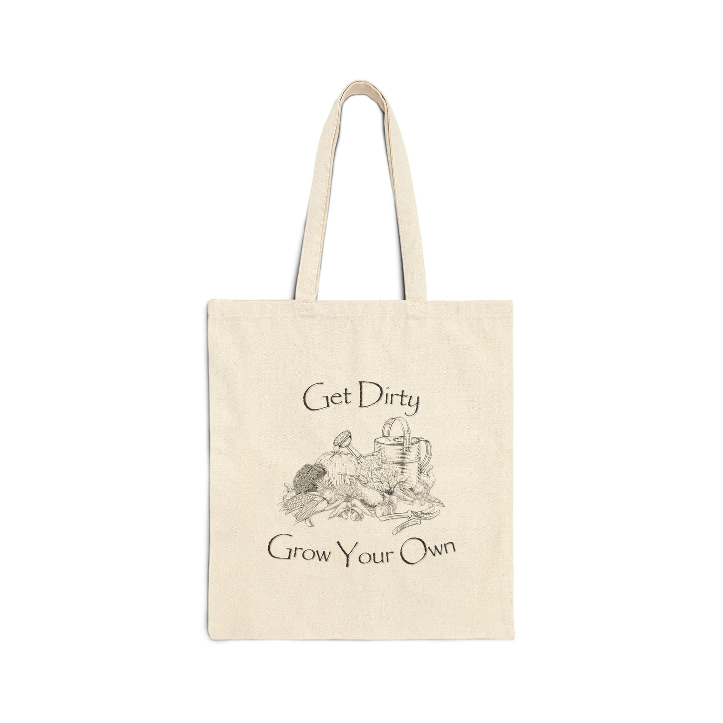 Get Dirty Canvas Tote