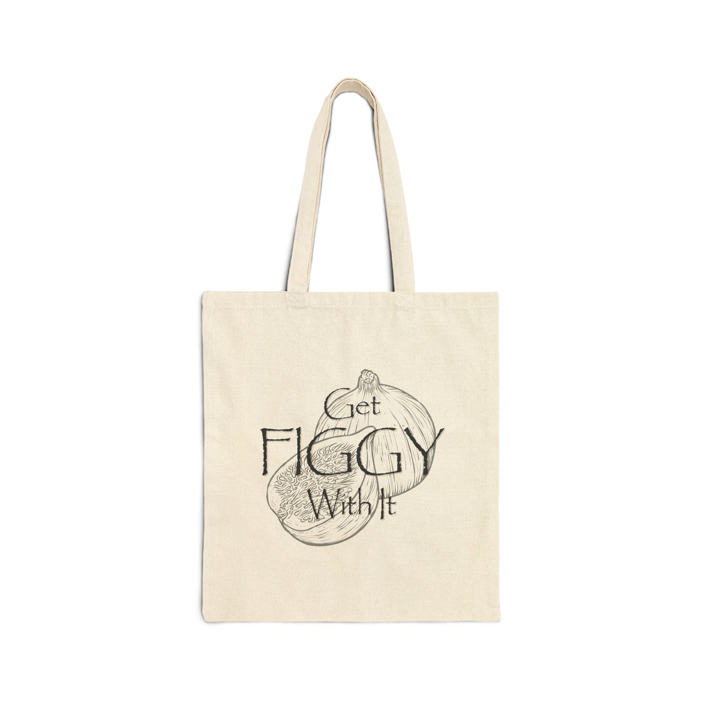 Get Figgy With It Canvas Tote