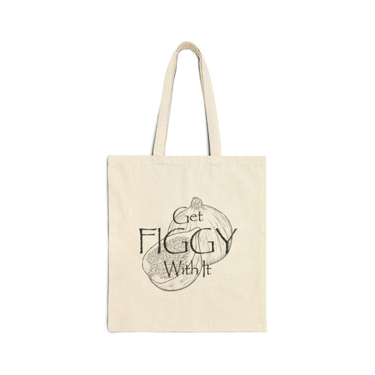 Get Figgy With It Canvas Tote