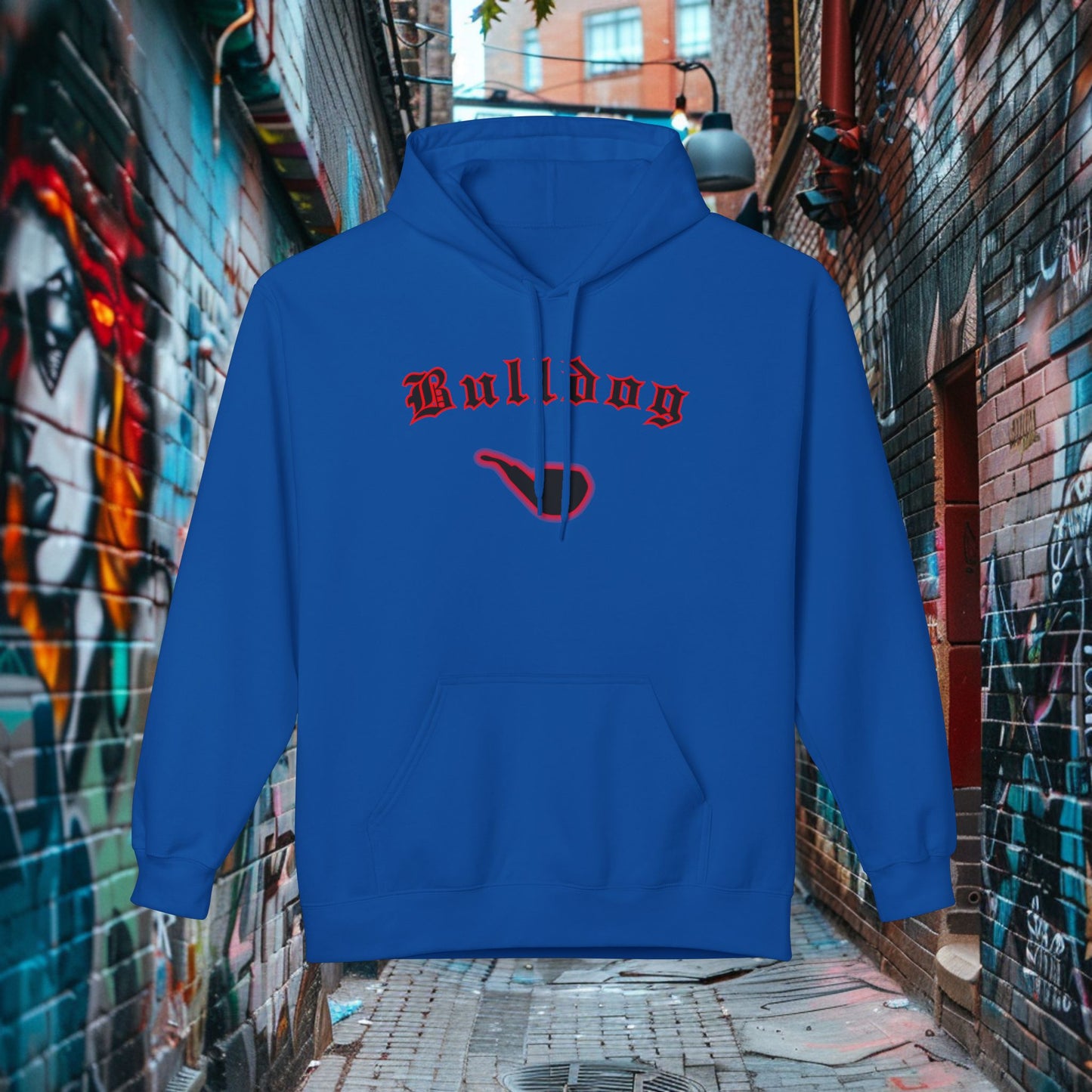 Bulldog Fleece Hoodie