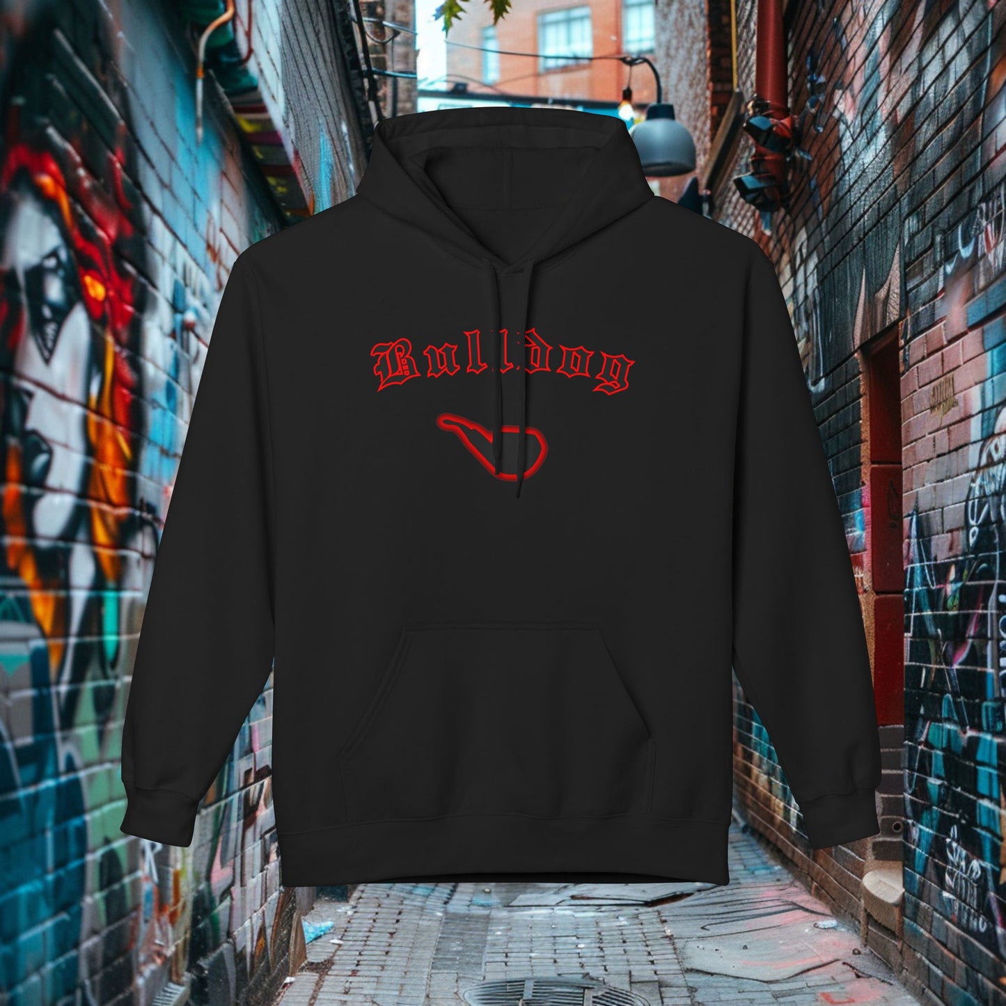 Bulldog Fleece Hoodie