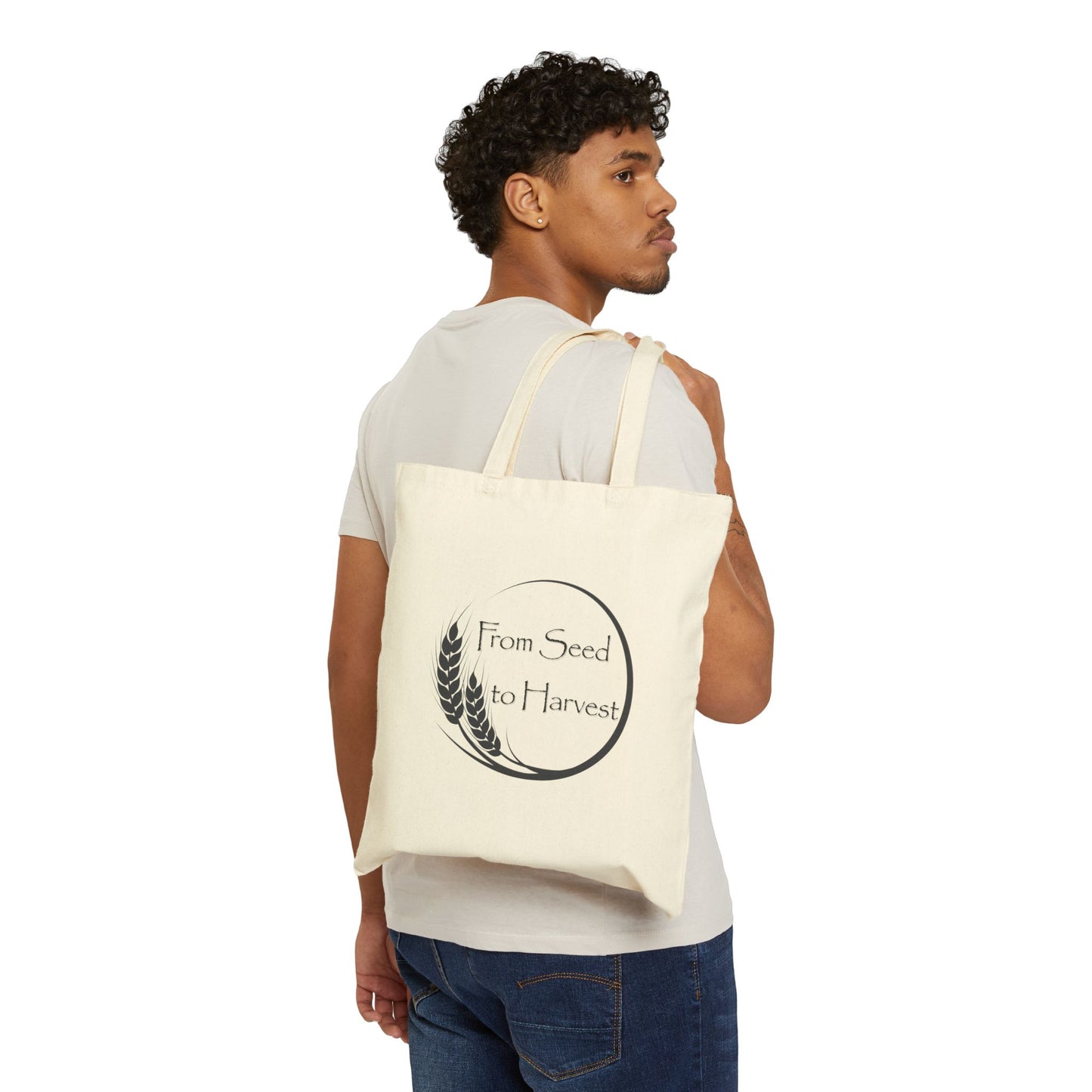 From Seed to Harvest Canvas Tote