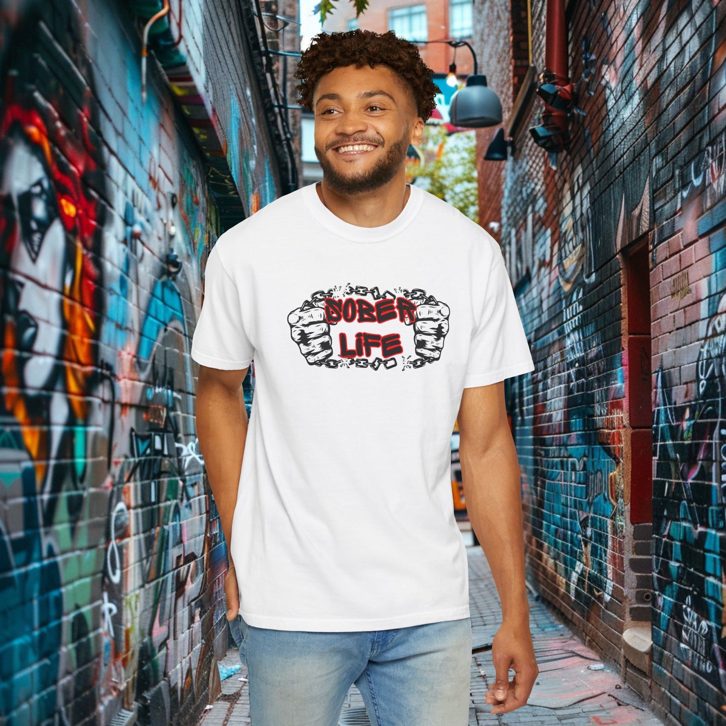 Sober Life Chain Breaker Tee