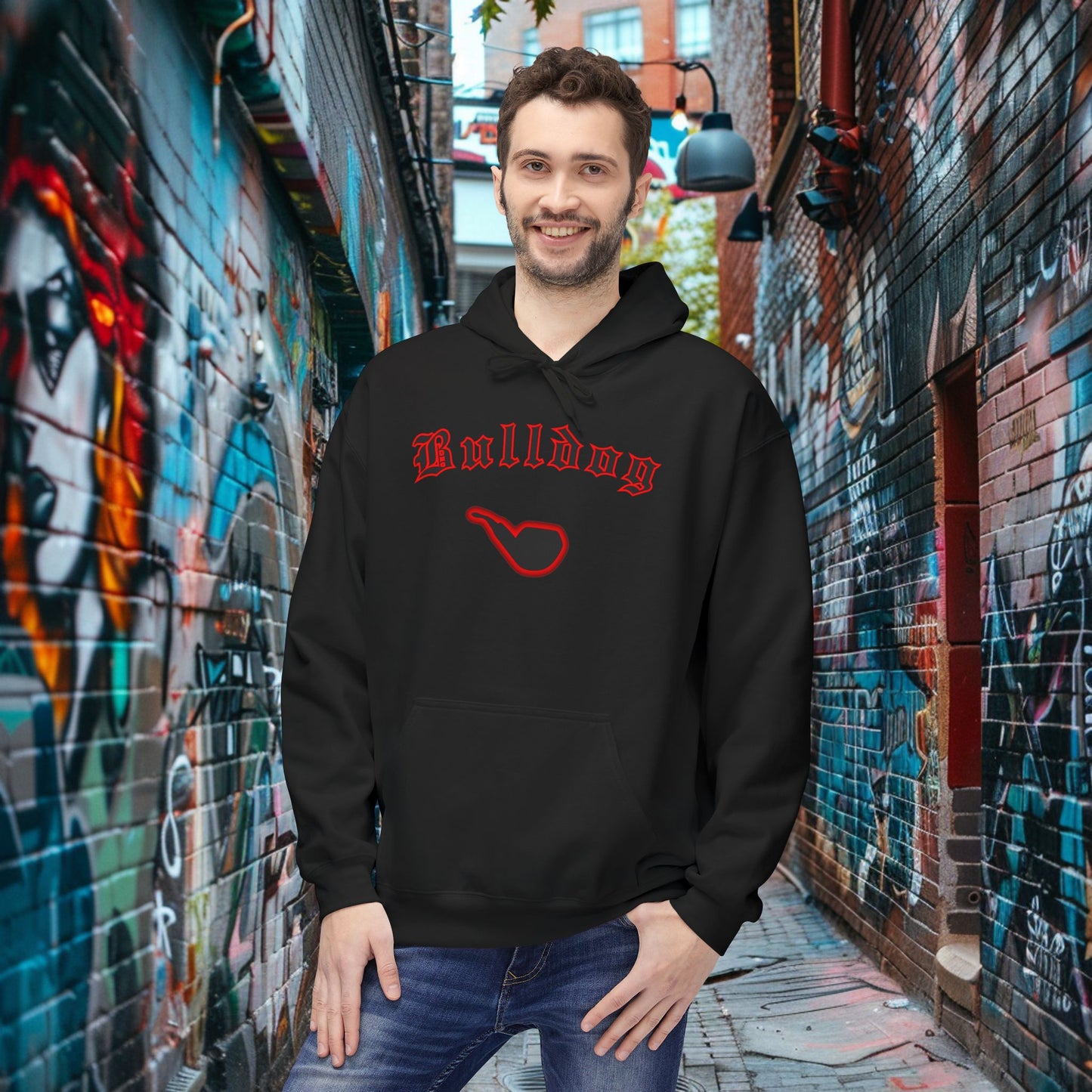 Bulldog Fleece Hoodie