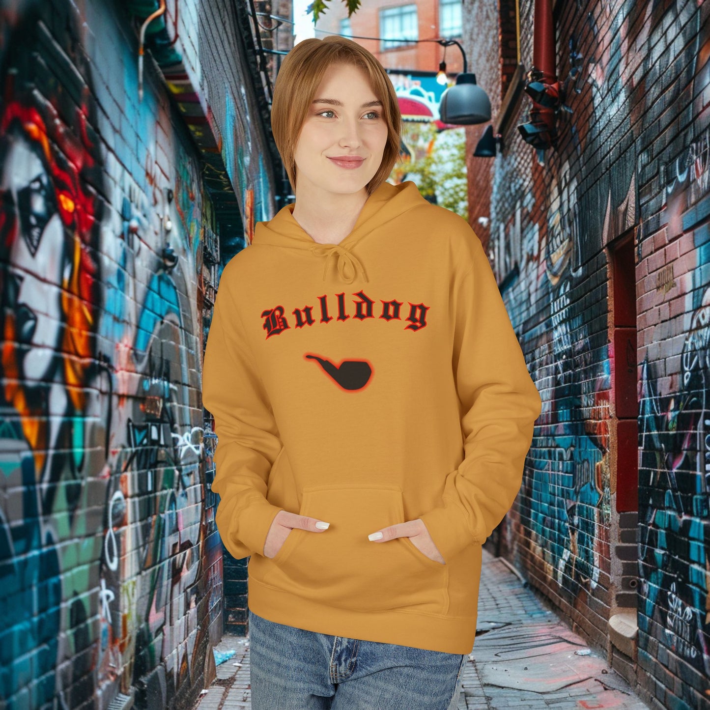 Bulldog Fleece Hoodie