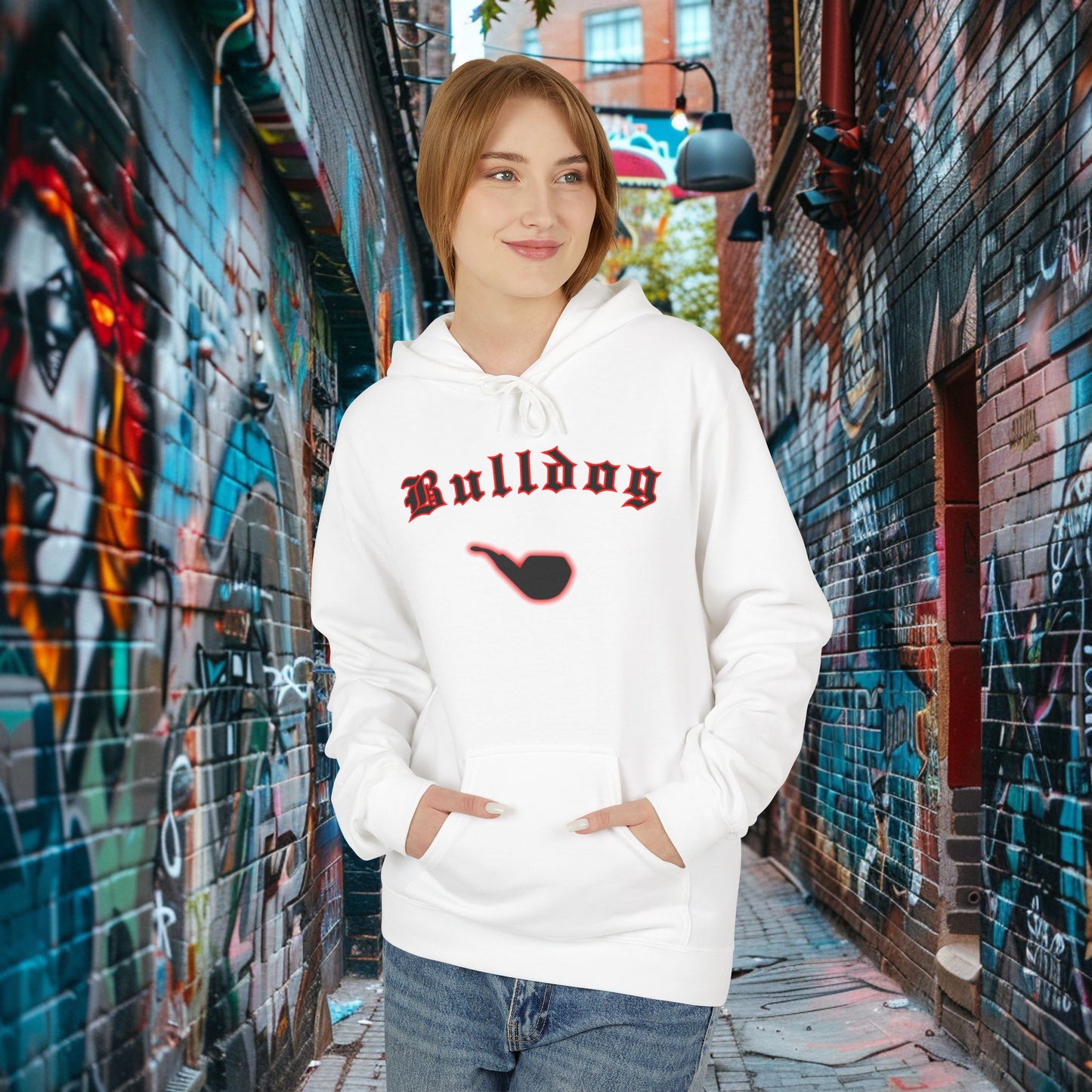 Bulldog Fleece Hoodie