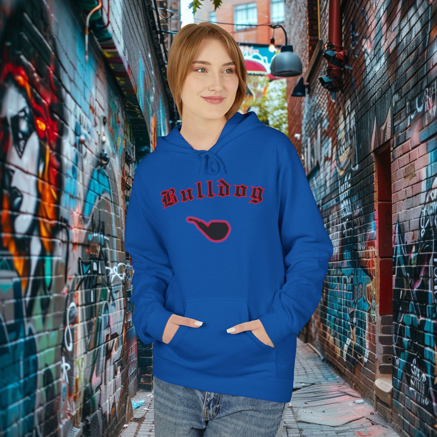 Bulldog Fleece Hoodie