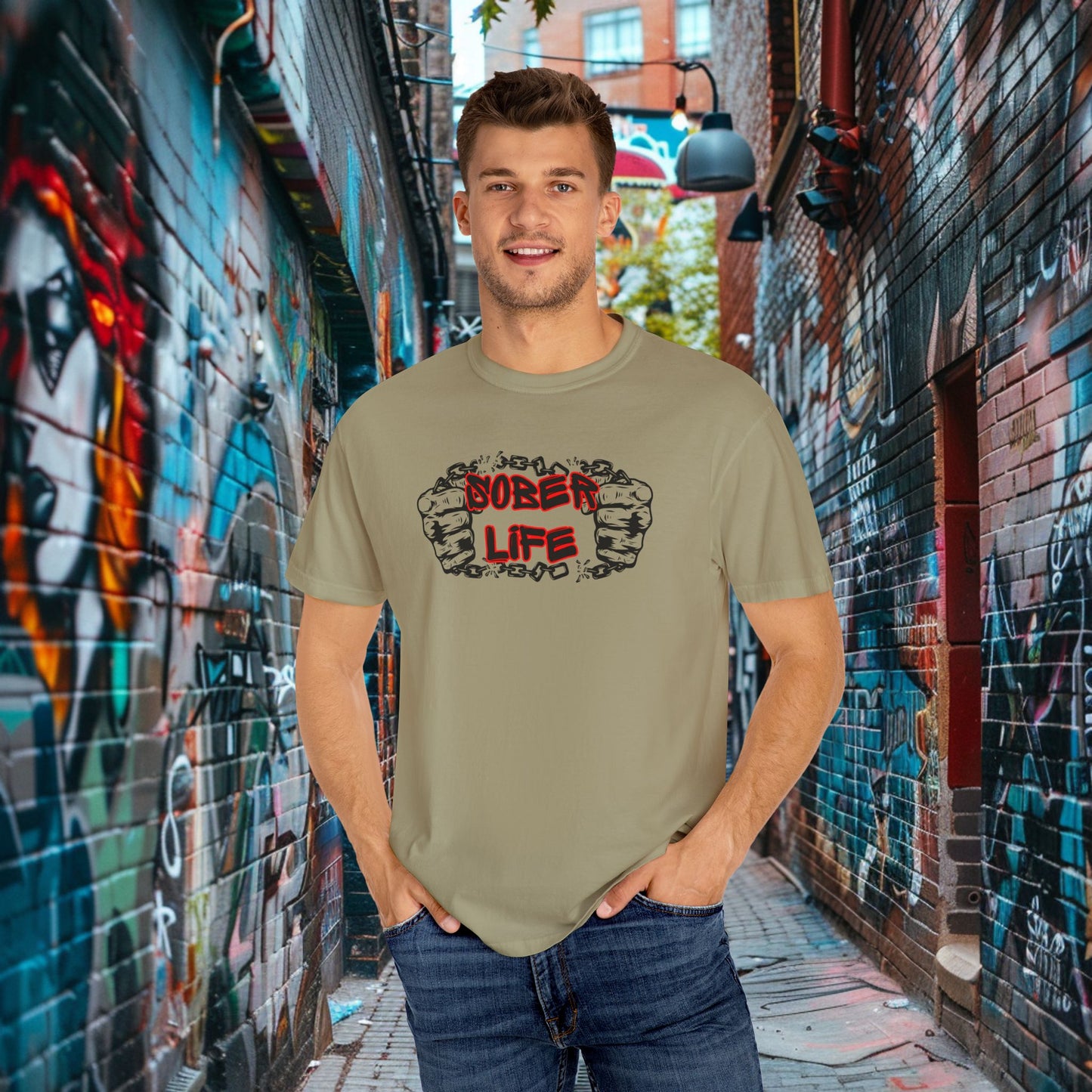 Sober Life Chain Breaker Tee