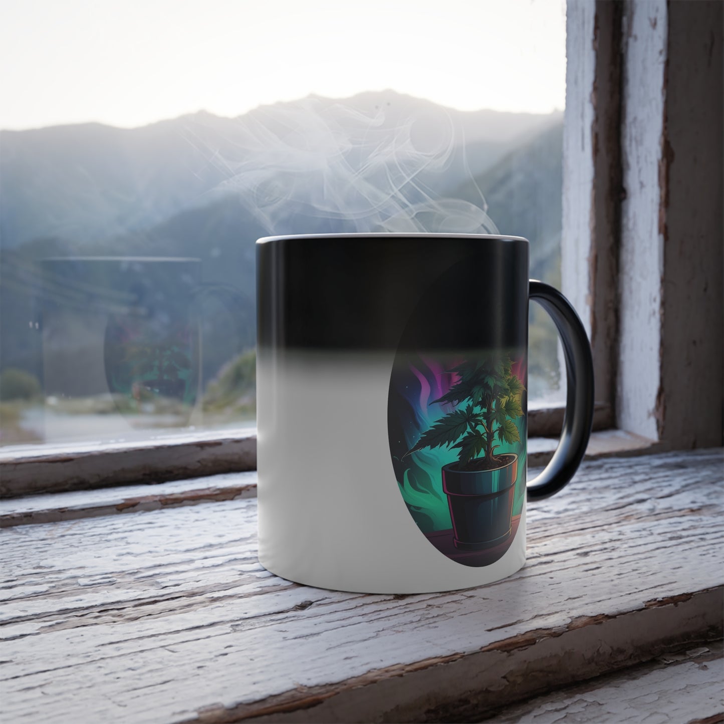 Northern Lights Color Morphing Mug