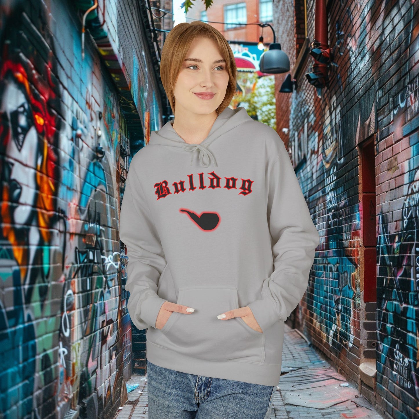 Bulldog Fleece Hoodie