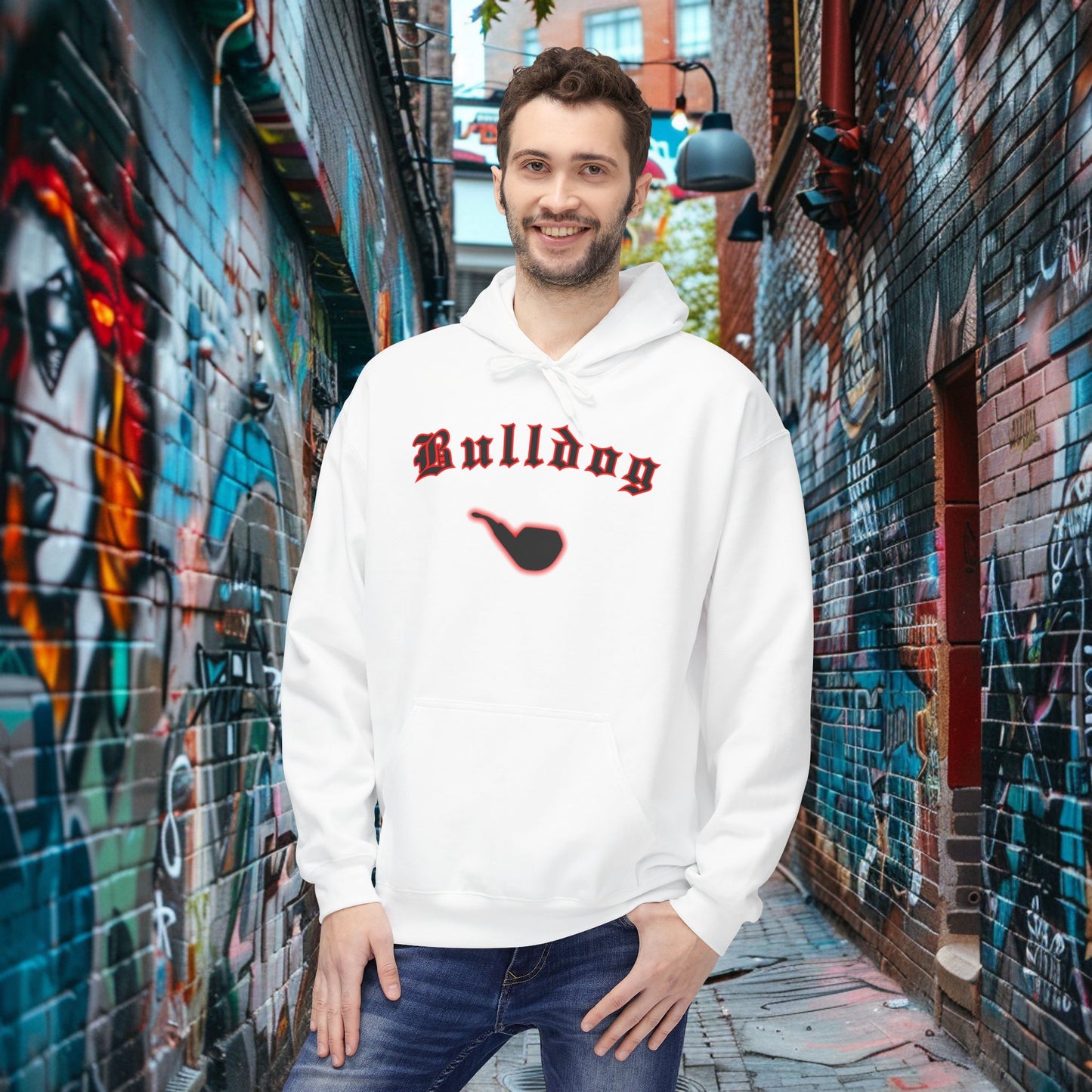 Bulldog Fleece Hoodie