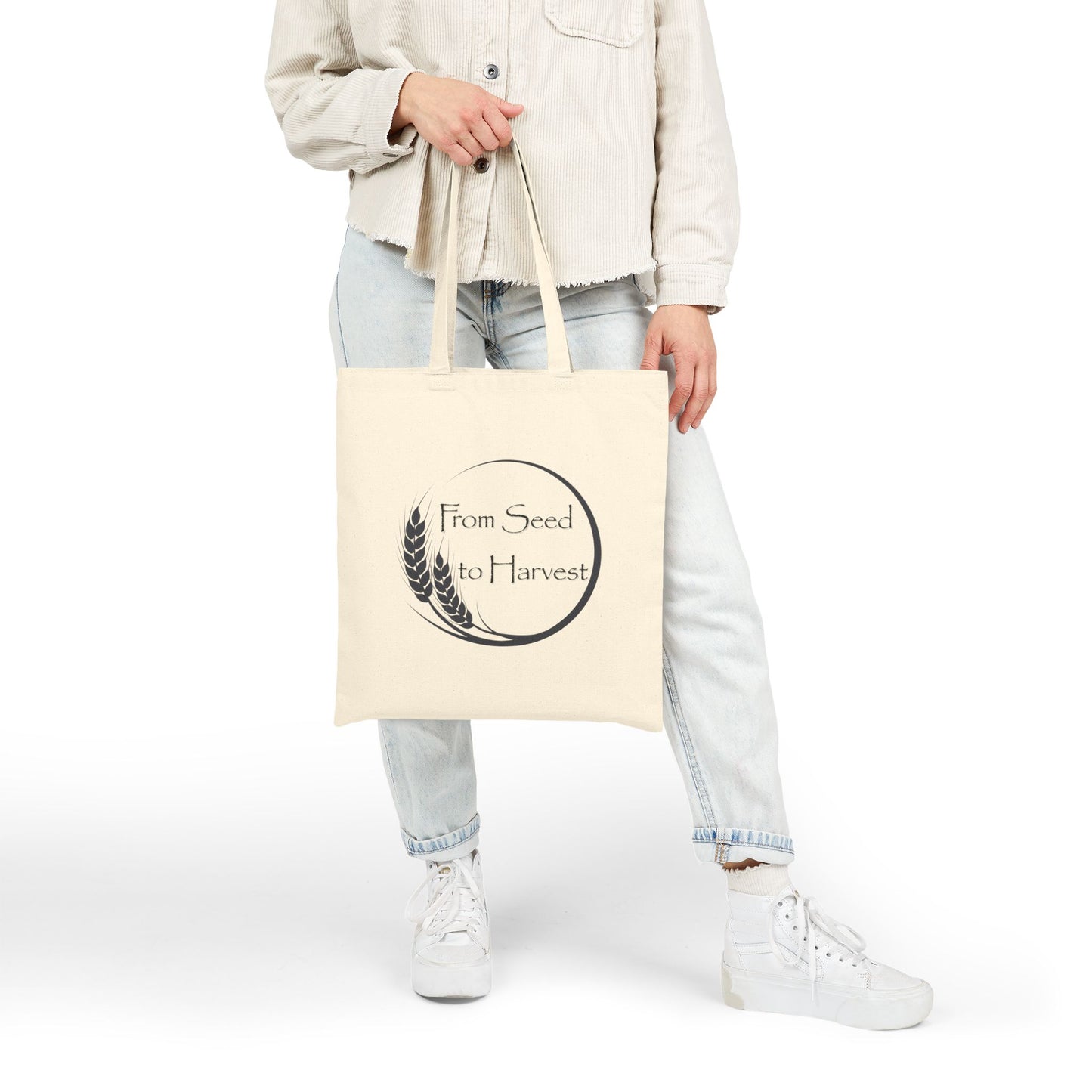 From Seed to Harvest Canvas Tote